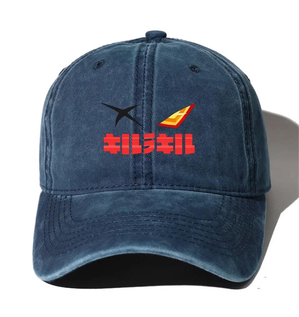 Teenagers Denim Baseball Cap Men Women Cowboy Bone Summer Autumn Hip Hop Cap for Anime KILL La KILL Cartoon Hats