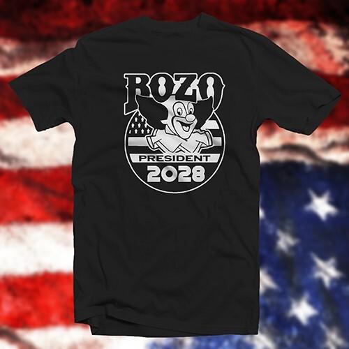 БОЗО в Президенты 2028 ХЛОПКОВАЯ ФУТБОЛКА пародия сатира демократия голосование политика Унисекс Футболка L