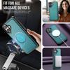 For iPhone 17 Case JEEHOOD J05 Leather Mobile Cover with Detachable Magnetic Card Bag