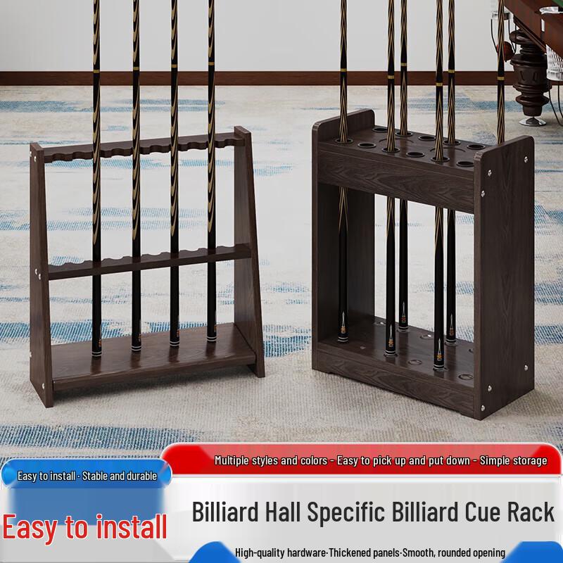 Billiards Pool Cue Storage Rack