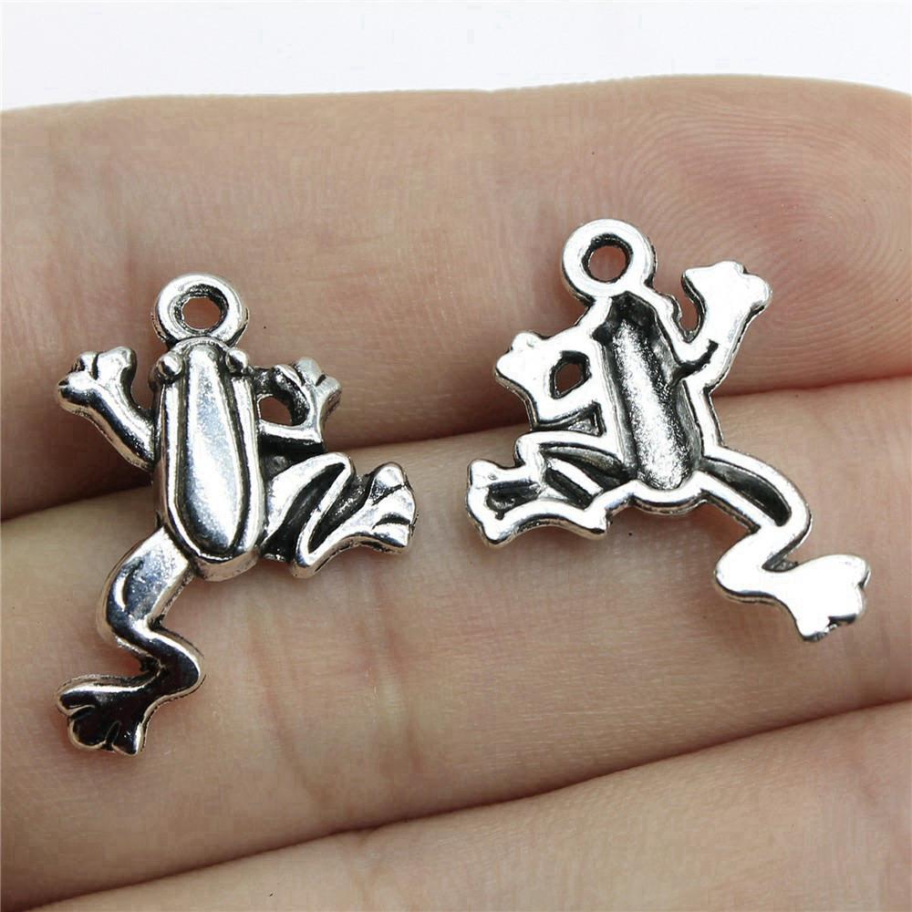 Żaby Owady Stworzenia Ogrodowe Amulet Antyczny Brąz Stop Cynku Materiały do Tworzenia Biżuterii Styl Dziecięcy Bransoletka Amulety