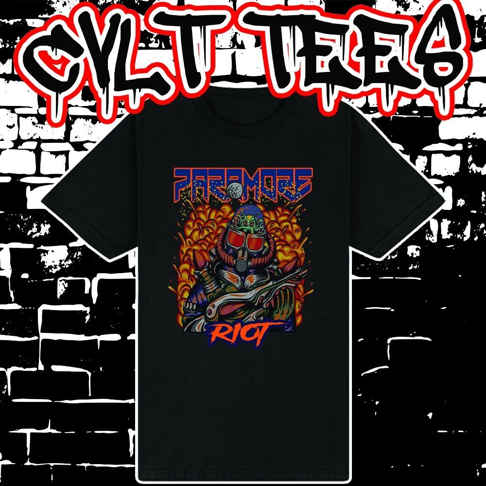 Paramore Riot Band Tee 100% Cotton Unisex T-Shirt