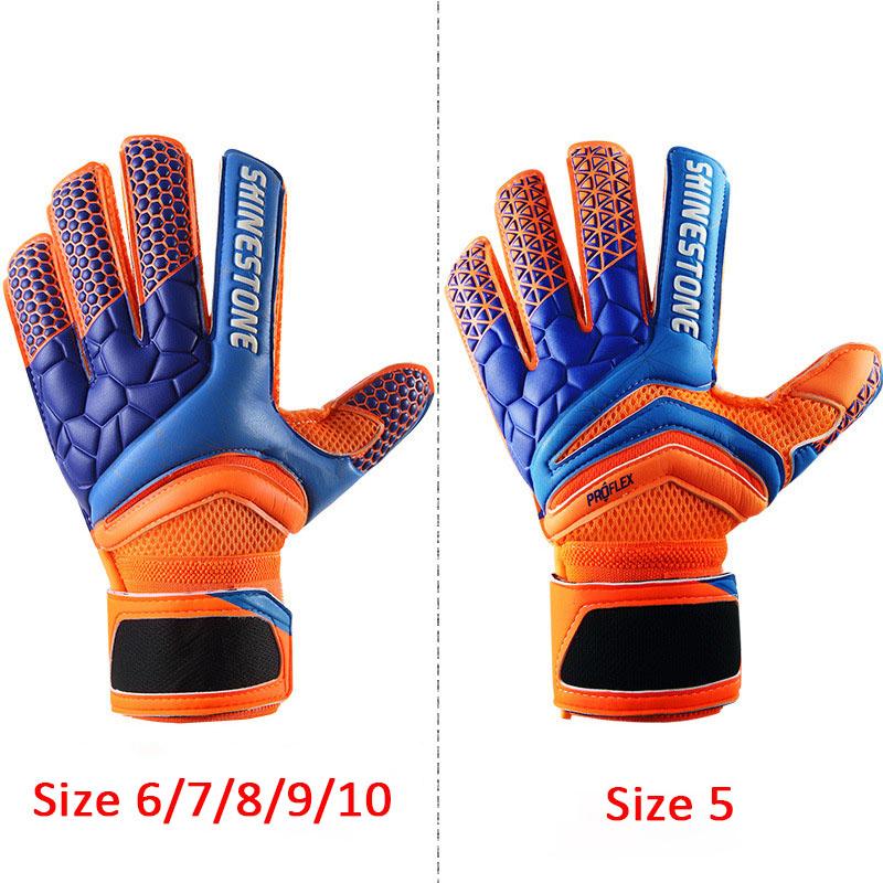 Men Professional Soccer Goalkeeper Gloves Finger Protection Goal Thickened Latex Football Gloves for futbol futebol Goalkeeper