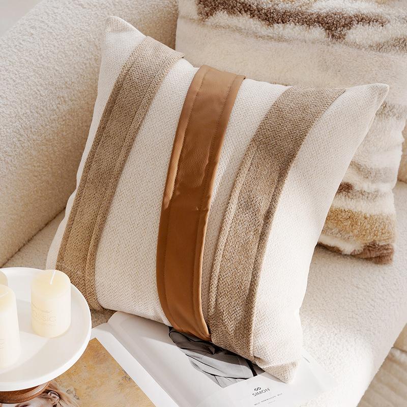 Jmg Clothing Unisex Brown/Light 30X50/45X45cm Throw Pillow Cover French Luxury Forest Stamping Waist Cushion Cover Decor Home Decorative Pillowcase