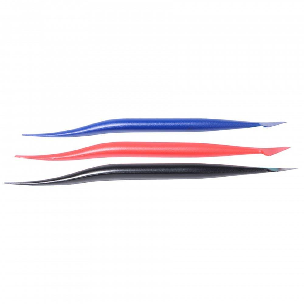 3Pcs Universal Auto Car Vinyl Wrap Tuck Tools Gasket Micro Squeegee Window Tint