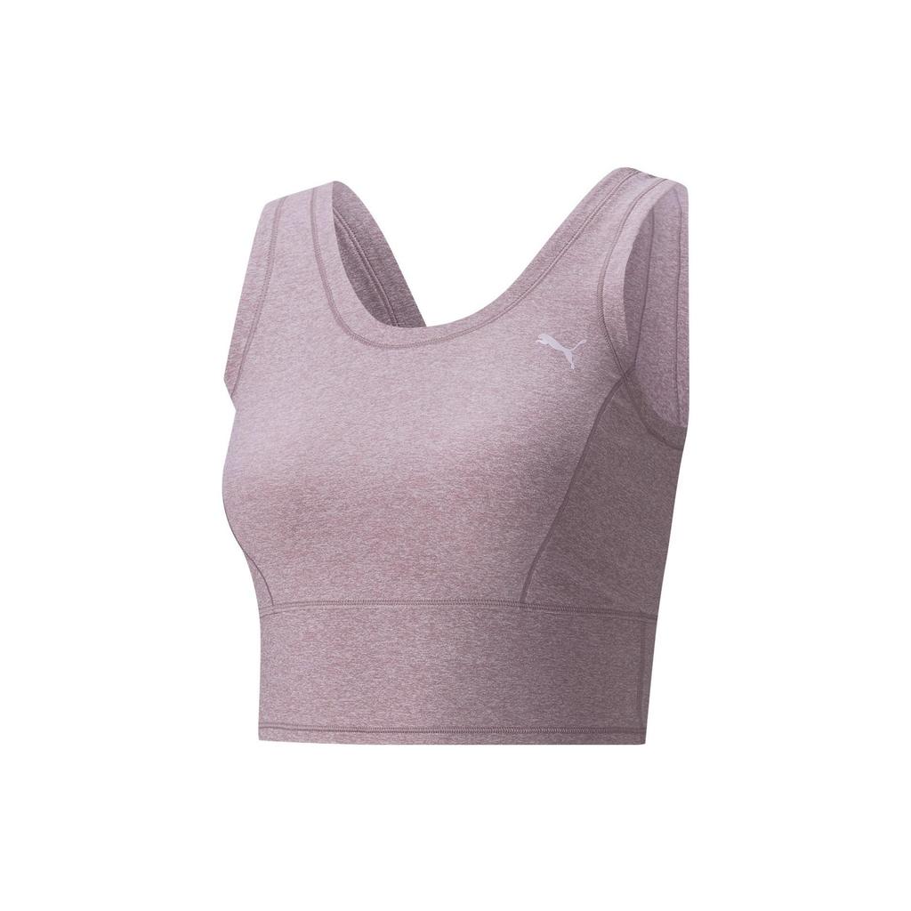 Puma Studio Yoga Series Solid U-Shape Yoga Crop Sleeveless Training Sports Tank Women tops 521563-18