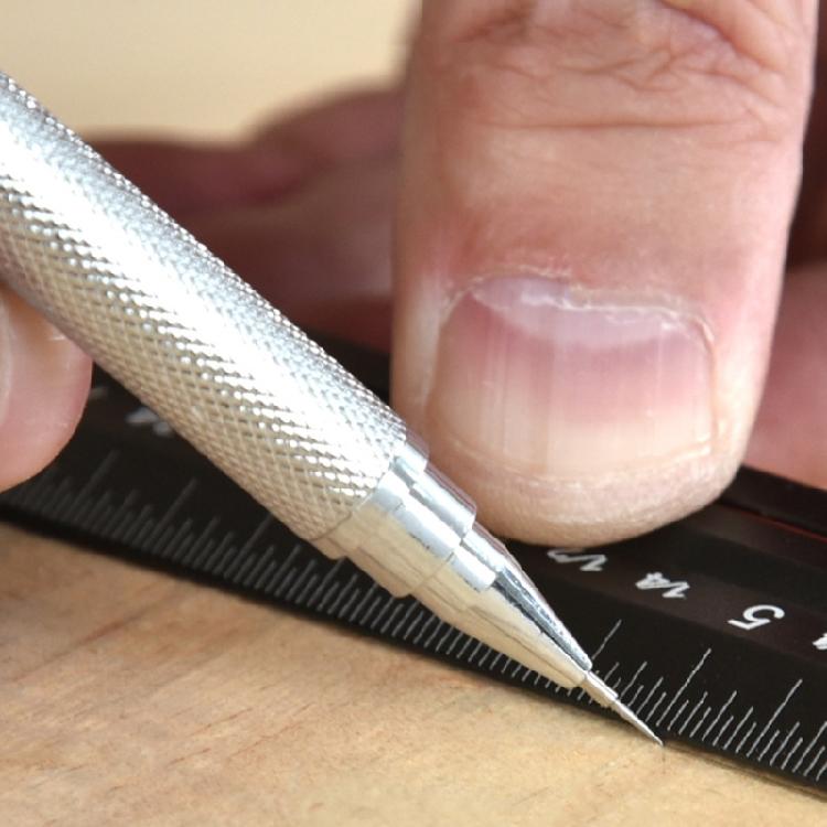 Automatic Center Punch Steel Spring Loaded Center Hole Punch Adjustable Spring Impact Force Center Marker Tool for Wood