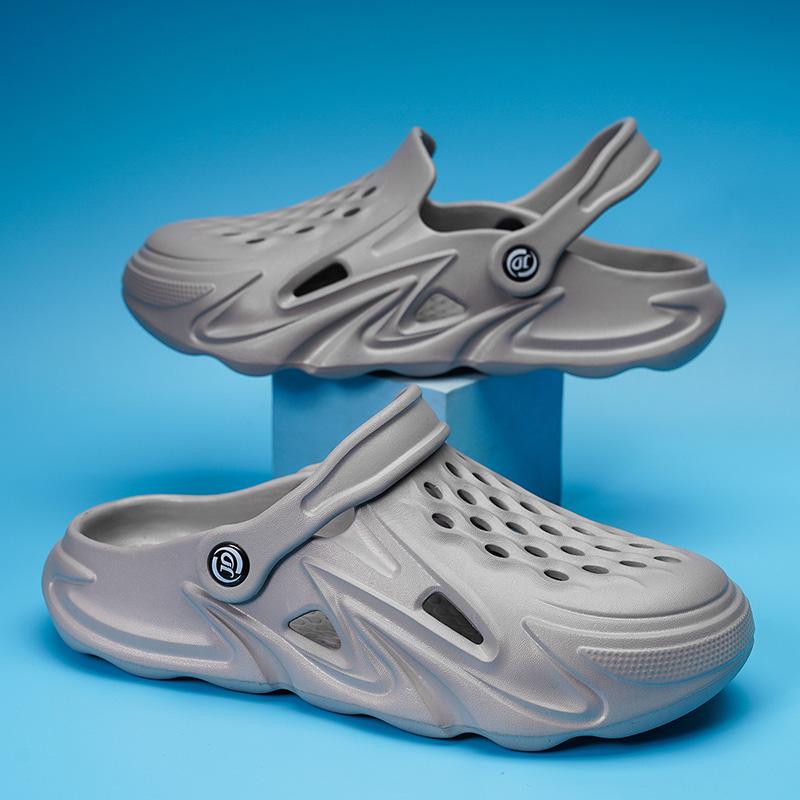 Men Sandals Summer Casual Shoes Breathable Mesh Couple Roman Wading Beach Slippers Foam Runners Camouflage Men Swimming Sandals