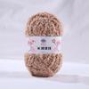 50g Single Strand Coral Fleece Coarse Yarn,Long Fleece Half Flannel,DIY Knitted Sweaters Scarves,Blankets,Soft Comfortable Yarn