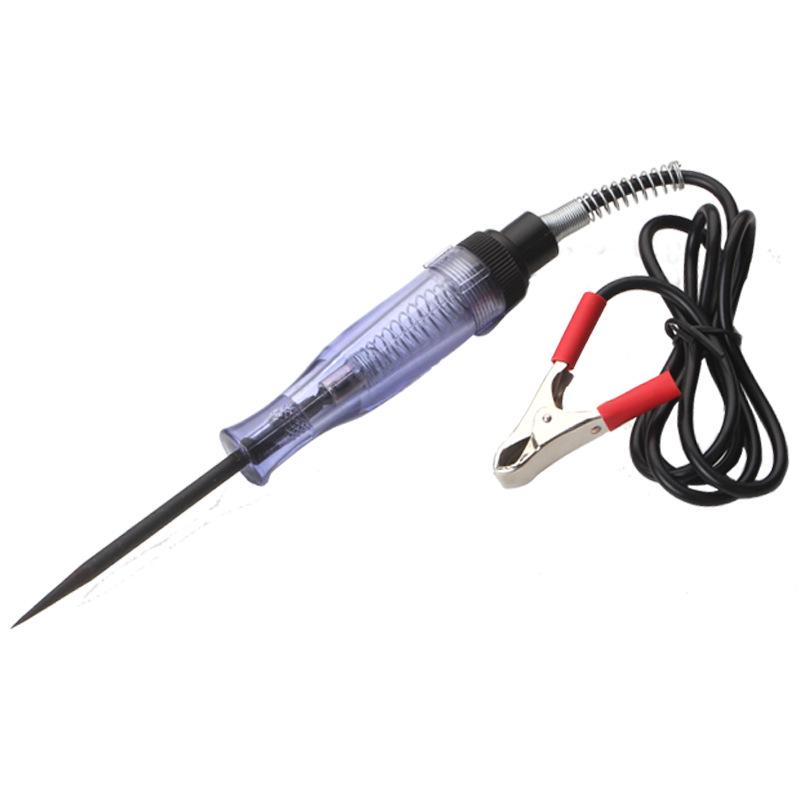 Universal Car Electric Test Pen with Spring Wire (6V/12V/24V) for Auto Repair and Maintenance - Model 85999