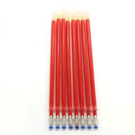 Recharges de stylos à encre transparente, excellente écriture fluide, 3 couleurs, papeterie pour étudiants, fournitures de bureau