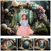Arrière-plan d'anniversaire de bébé Photographie Nature Forêt Décoration de Pâques Ballon Mariage de Printemps Toile de Fond Accessoires de Prise de Vue Studio Photo
