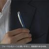 Pentel Ballpoint Pen Gel Ink EnerGel Filography 0.5mm Dark Blue Barrel BLN2005C Black
