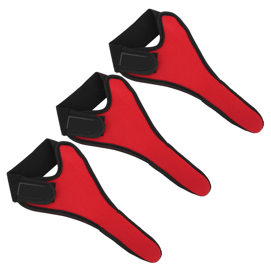 3Pcs Set Fishing Single Finger Protector Antislip Fishing Glove Unisex Elastic Glove