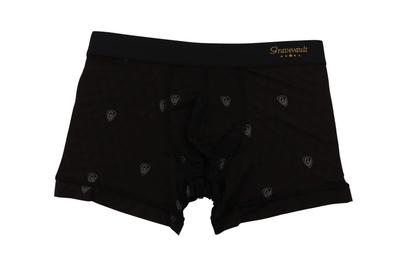 Grave Vault MARK BOITE COURTE Boxer Noir Slip Homme,