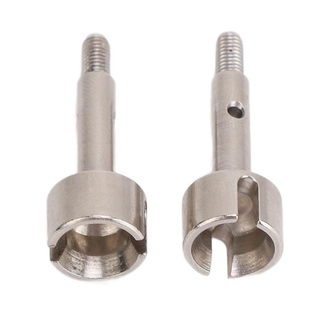 2pcs RC Rear Wheel Axle Cups for WLTOYS 124008 124010 Remote Control Car Metal Wheel Stub Axle Shaft