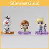 Olaf Elsa Frozen Pvc Model Set Collectible Figures Children Decor Playroom