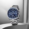 Men'S Large Dial Multi-Function Quartz Watch Luminous Waterproof Watch Men
