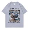 I Gooned But At What Cost Funny Pigeon Meme T Shirt Harajuku Japanese Style Tshirt Unisex Women Casual Fashion Oversized Tshirts