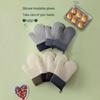 Silicone Heat-Resistant Anti-Slip Oven Gloves with Cotton Lining and Diamond Pattern