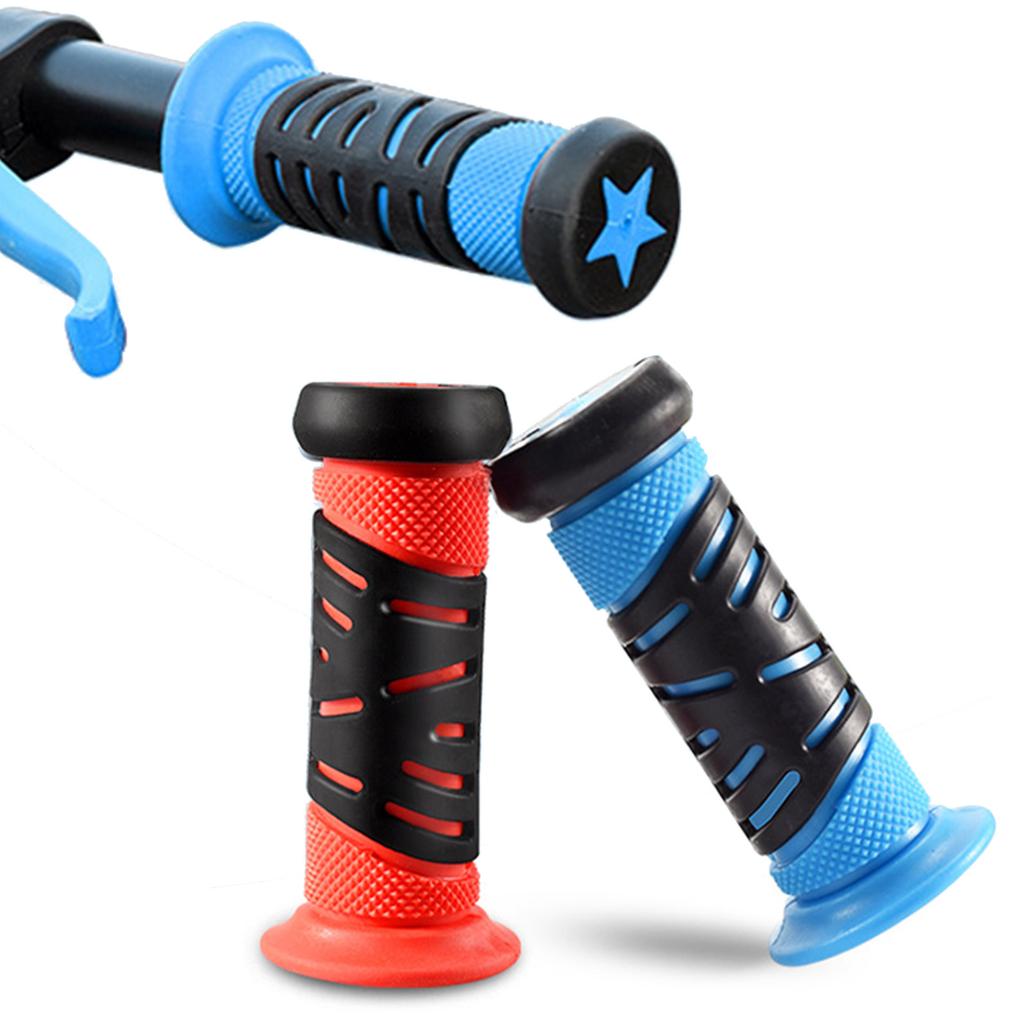 1Pair Childrens Bike Handlebars Scooter Handle Grips Kids Bike Grips NonSlip Bicycles Handlebar Grips Easy To Install