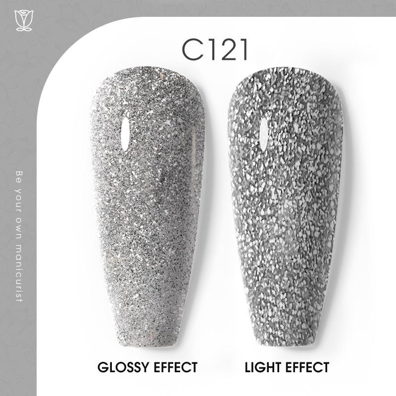 Flash Diamond Nail Polish Glue Nail Art Nail Art Glue Plastic Nail Polish Glue Popular Color Broken Diamond Leave-On