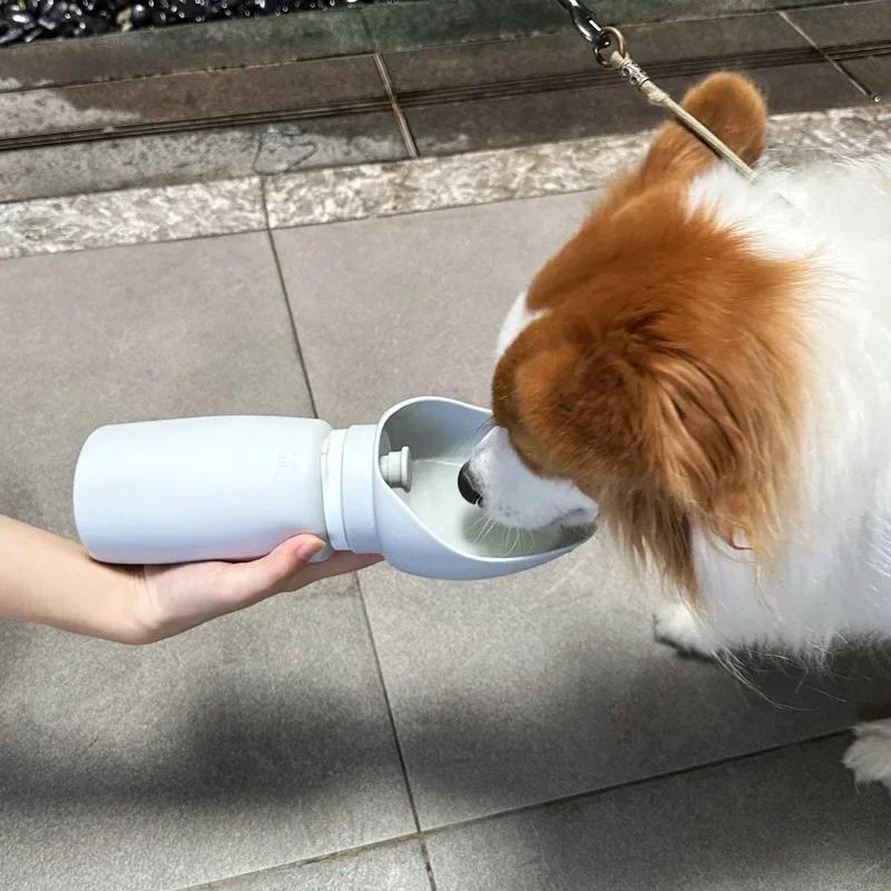 Dog Accompanying Water Cup for Outdoor Portable Travel Foldable Water Bottle for Dog Walking Water dispenser Pet Supplies chien