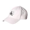 Calvin Klein Brand Logo Design, Cotton Baseball Cap, Same Style for Men and Women, Couple Style, Multi-color White OS
