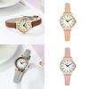 Gadi Vintage Style Quartz Watch For Women With Leather Strap And Water Resistance