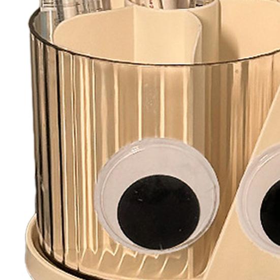 Yousheng Pencil Holder Large Capacity 360 Degree Rotating Desk Organizer Multi-Layer Zoning Storage Solution for Pens Rulers Scissors Office Desktop