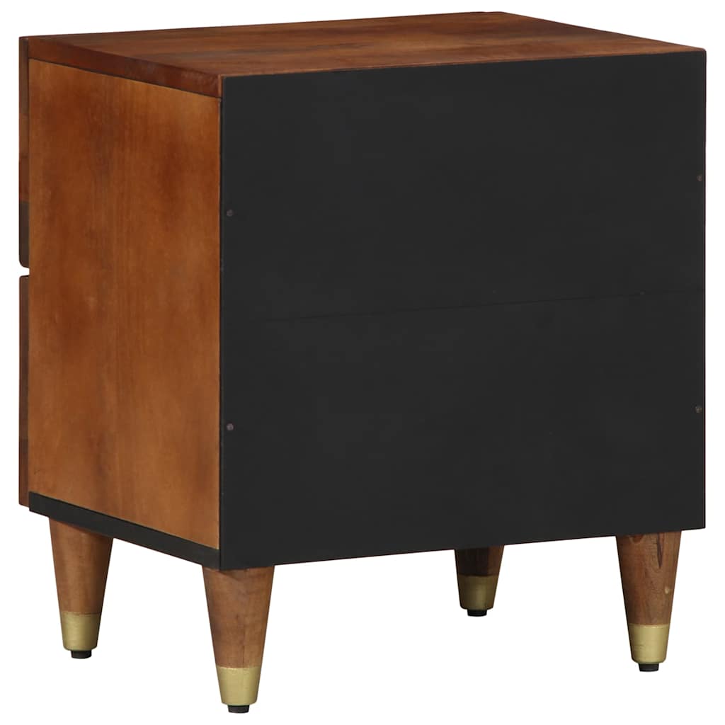 Nightstand Honey Brown 40 x 33 x 46 cm Solid Mango Wood