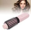 Cordless Hair Curling Iron Brush Portable Anti Scald Heated Round Thermal Brush for All Hair Type Pink