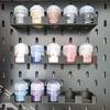 Pigment Rack Space Saving For Storing Pigment Bottles 3.2Cm 1.26In Paint Diy Project Pigment Storage Display Rack Wall Mount