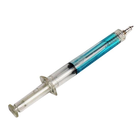 Syringe Injection Shape Ballpen 4Pcs/Set Doctor Nurse Gift Liquid Pen Ballpoint