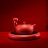 Edenus Chinese Red Ceramic Tea Set
