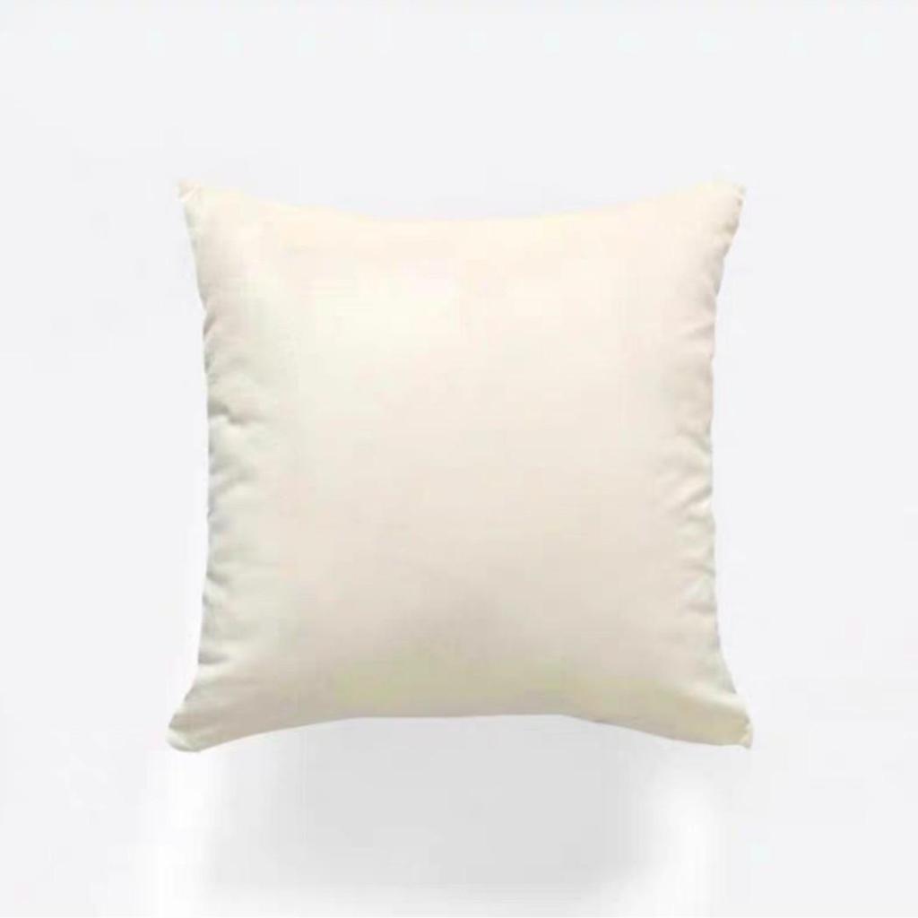 Dutch Velvet Solid Color Cushion Cover - No Logo Pillow Case for Office, Car, or Sofa