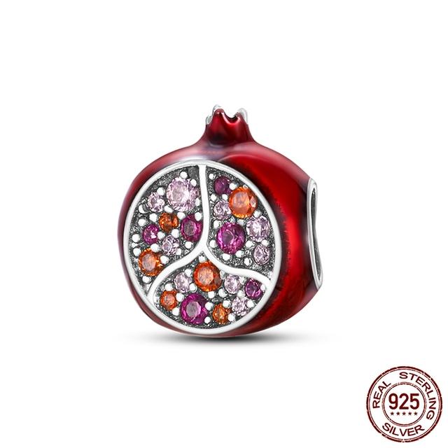 

Красная серия подвески-подвески бусины подходят оригинальный бренд женский браслет кулон ожерелье ювелирные изделия