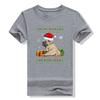Cute Pug Christmas Costume Santa Hat Ugly Tree Dog Santa Xmas Classic T-Shirt Gifts Animal Printed Basics Graphic Tee Y2k Tops