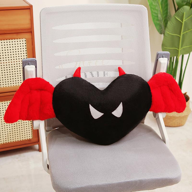 Demons Angels Car Neck Waist Support Pillows Plush Toy Stuffed Doll Gift Kids
