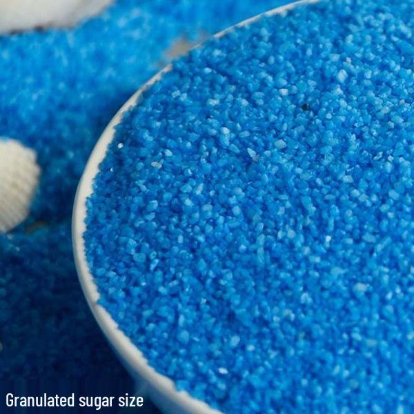 Sky Blue Fine Quartz Sand for DIY Micro Landscapes