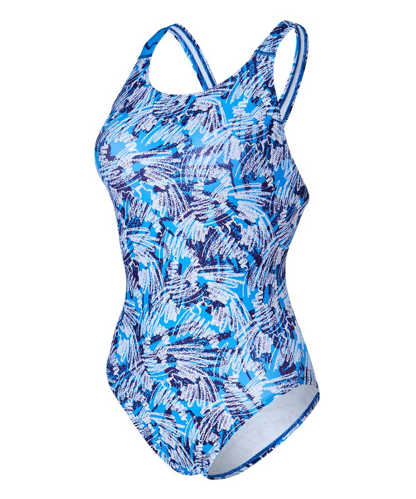Laelliseupocheu [Rsla415 Blu] Crayon X-Back Swimsuit Blue
