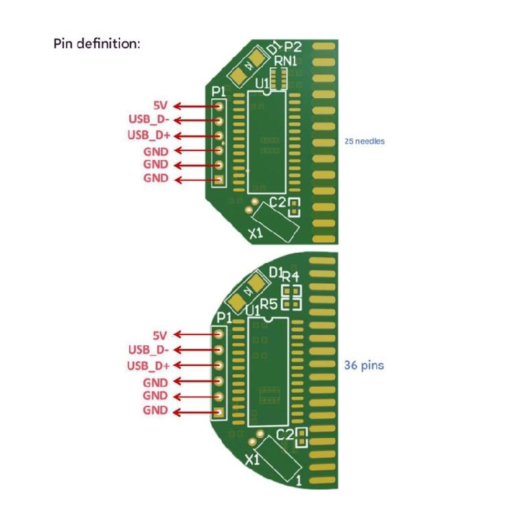Flexible USB To 25Pin 36Pin Adapter Module For Printers Scanners And Tradition Devices With Smooth Function