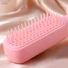 Retractable Pet Brush Soft Pet Hair Remover Brush for Small Dog and Cats Gentle Grooming Tool for Efficient Hair Remval