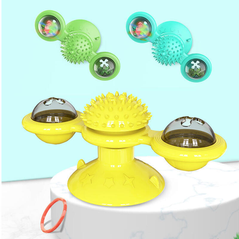 Jouet Moulin à Vent Balle Jouet Chat/Jouet Mobile Chat Pêcheur