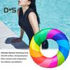 Auslaufsicherer Schwimmring für Kinder, glatter, lustiger, aufblasbarer Regenbogen-Schwimmring
