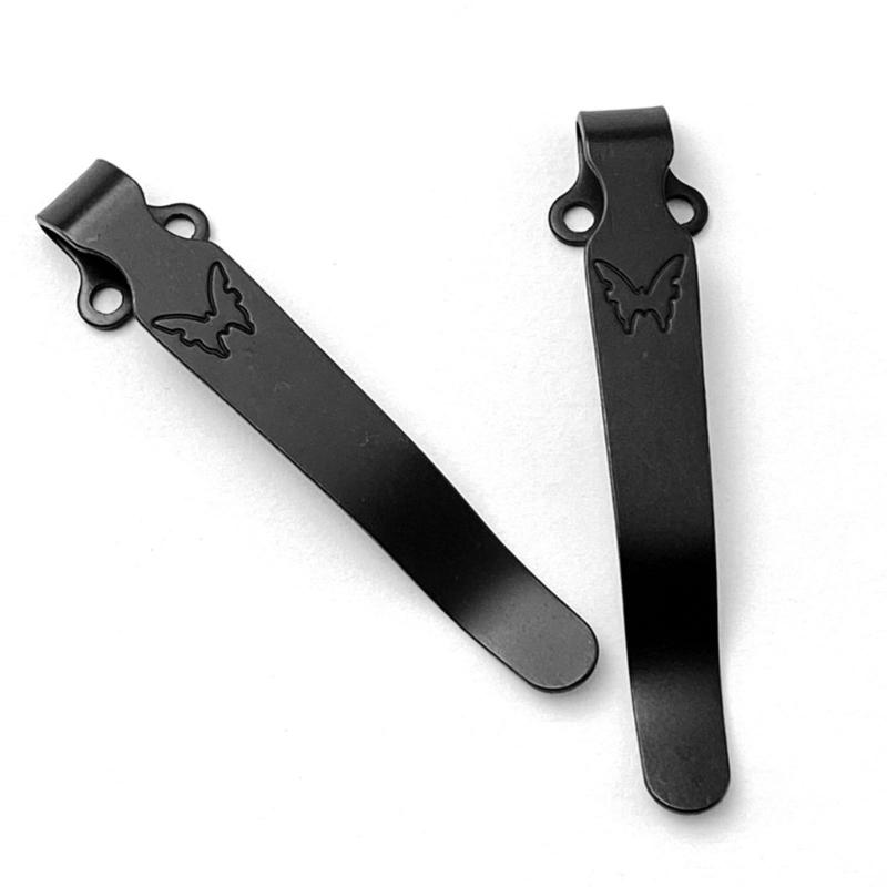 Efficiente Clip a Farfalla in Acciaio Inossidabile con Clip Posteriore per Tasca Deep Carry per Fissaggio Sicuro in Varie Applicazioni