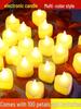 Heart-Shaped LED Candle Lamp for Romantic Proposals and Birthday Decorations