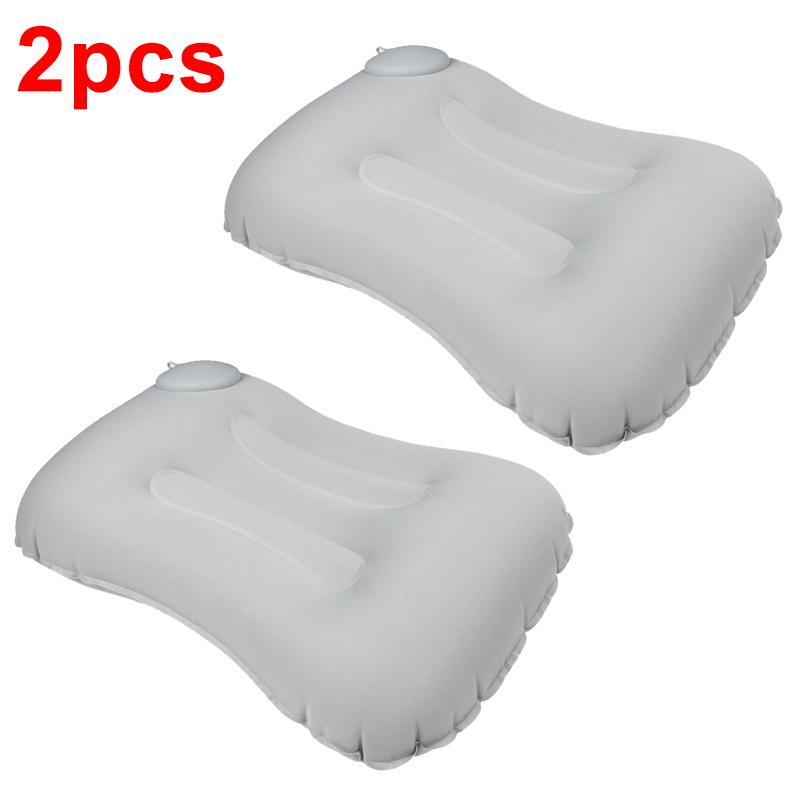Air Inflatable Neck Pillow Press Type Travel Pillow Portable Sleeping Airplane Pillow For Neck And Lumbar Support Car Pillow New