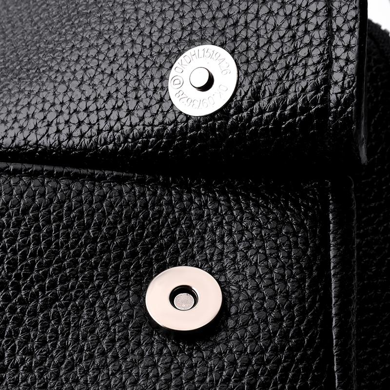 Business Shoulder Bag Men's Crossbody Bag Handbag PU Messenger Bag