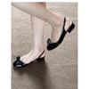 Gentle Round Head One-word Buckle with Bag Head Sandals Women's Summer Wear Congyuan Bow High Heels